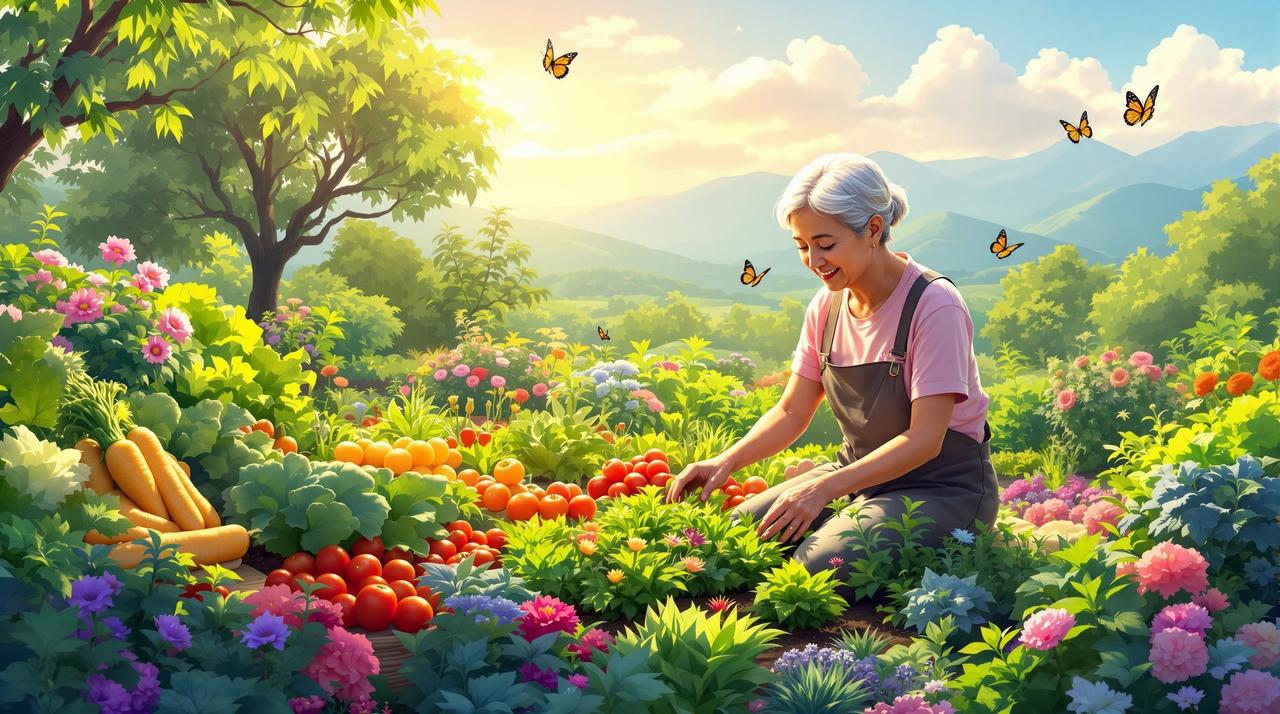 成人短剧资源治愈动画作品《奶奶的菜园》 - 乡村生活