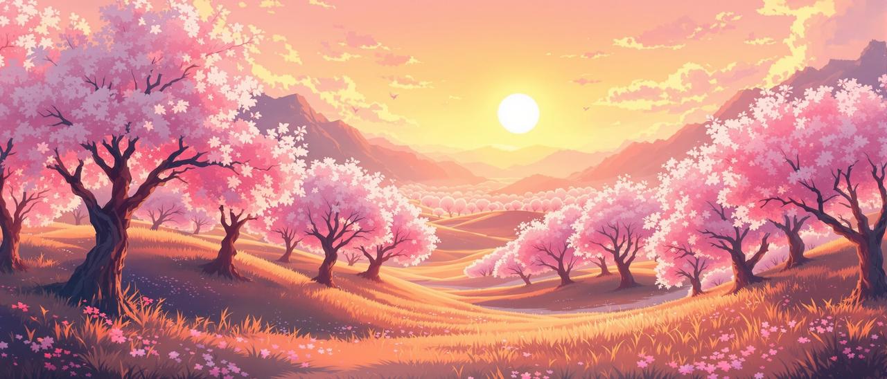 成人短剧资源治愈风景背景