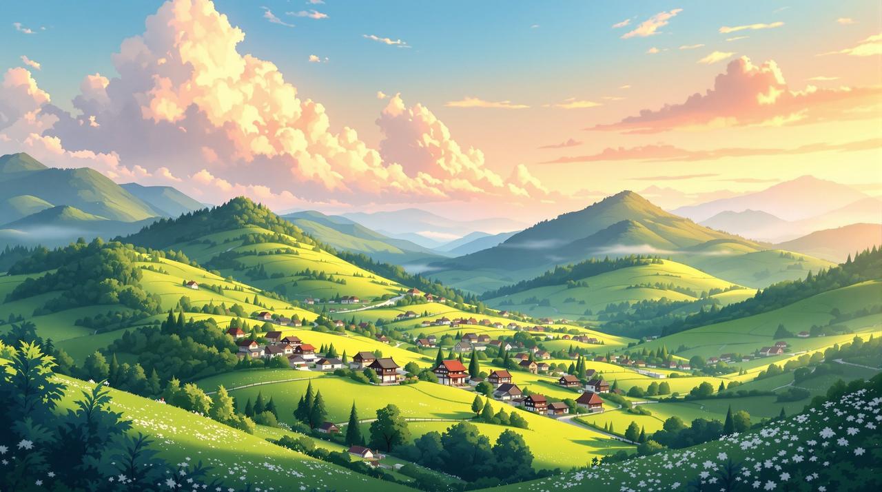 成人短剧资源治愈动画作品《晨露微光》 - 乡村生活